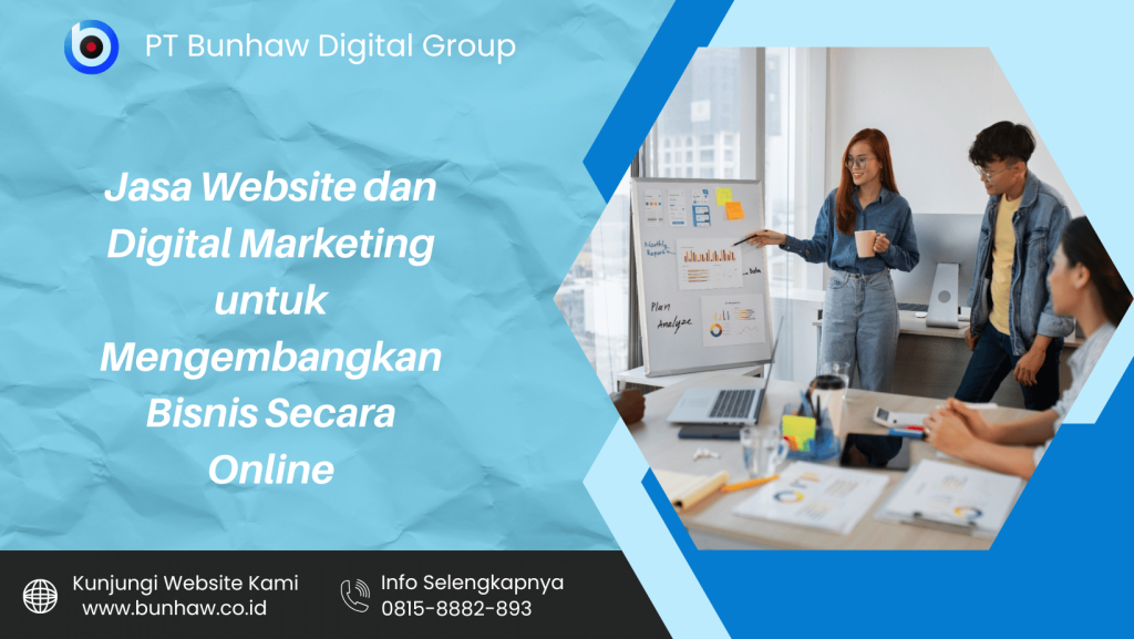 Jasa Website dan Digital Marketing untuk Mengembangkan Bisnis Secara Online