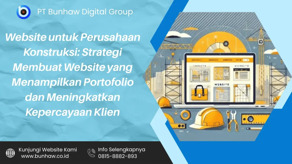 website untuk perusahaan konstruksi