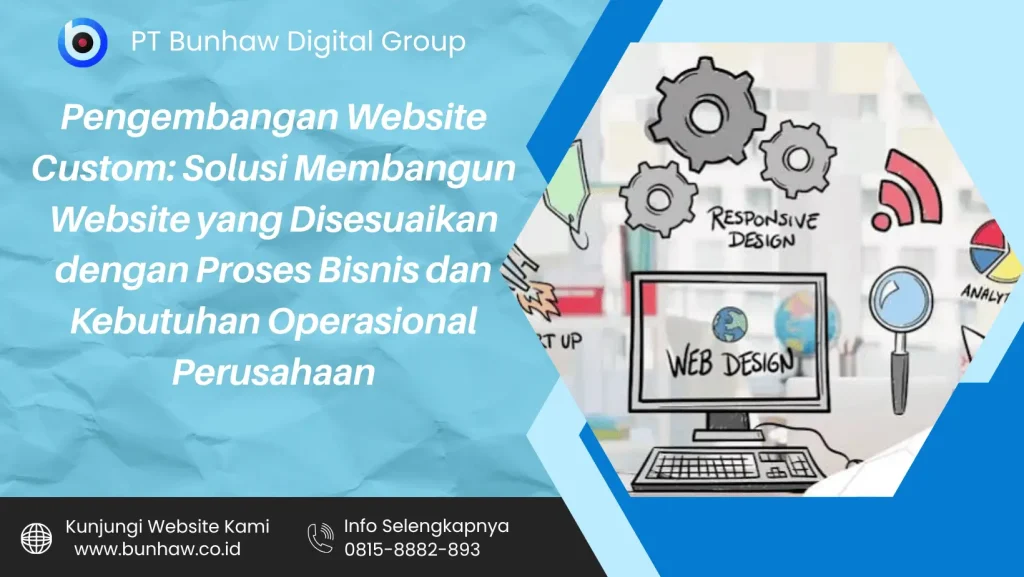 Pengembangan Website Custom: Solusi Membangun Website yang Disesuaikan dengan Proses Bisnis dan Kebutuhan Operasional Perusahaan