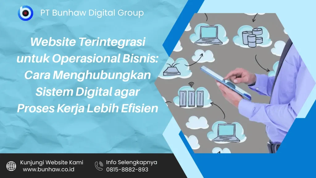 Website Terintegrasi untuk Operasional Bisnis: Cara Menghubungkan Sistem Digital agar Proses Kerja Lebih Efisien