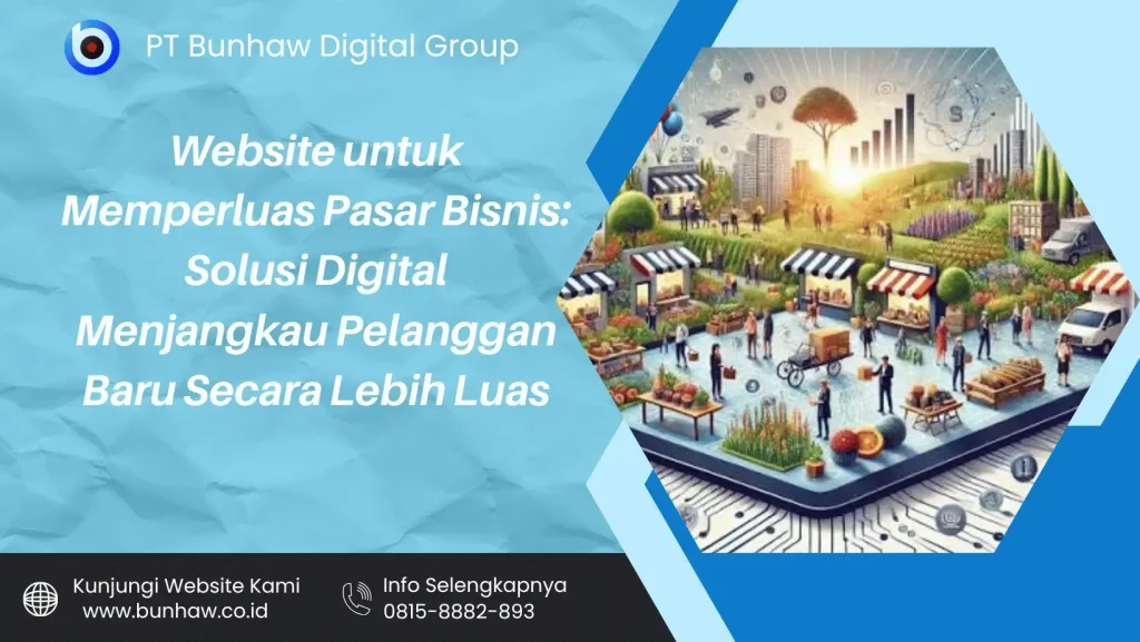 Website untuk Memperluas Pasar Bisnis: Solusi Digital Menjangkau Pelanggan Baru Secara Lebih Luas