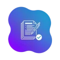 Ikon dokumen + pena menulis Ikon dokumen + pena menulis